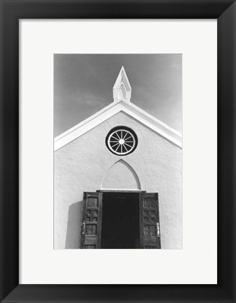 Framed Bermuda Architecture I Print