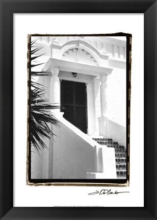 Framed Bermuda Architecture II Print