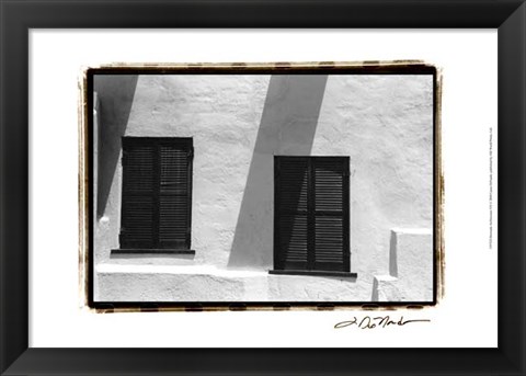 Framed Bermuda Architecture VII Print