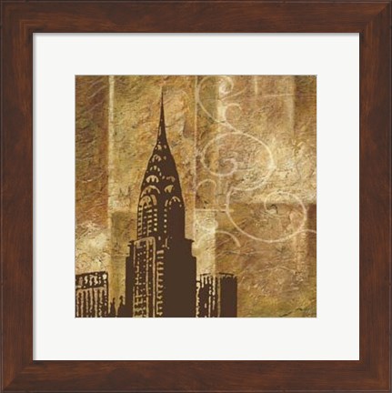 Framed Small Urban Icon II (CR) Print