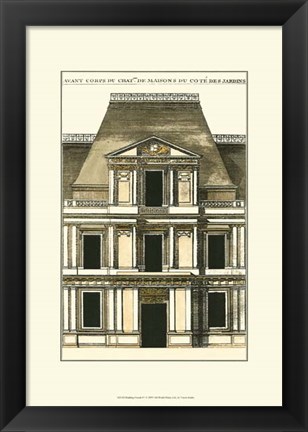 Framed Building Facade IV Print