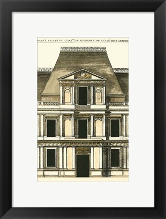 Framed Building Facade IV Print