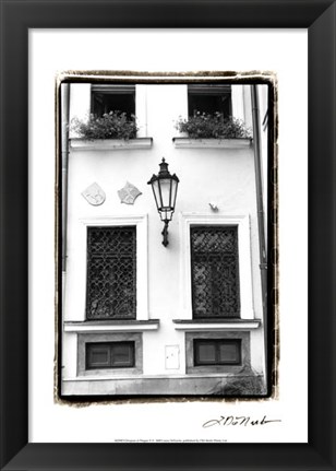 Framed Glimpses of Prague V Print