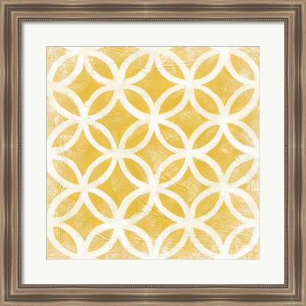 Framed Small Modern Symmetry VII Print