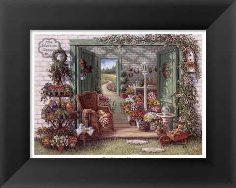 Framed Blossom Shoppe Print