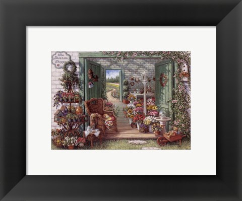 Framed Blossom Shoppe Print