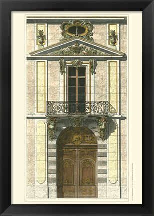 Framed Elegant Entrance I Print