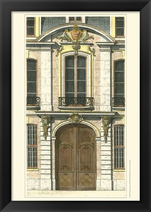 Framed Elegant Entrance II Print