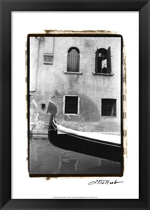 Framed Graceful Gondola Print