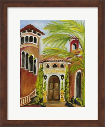 Framed At Home in Paradise III Print