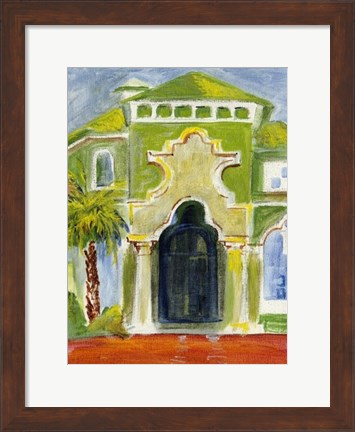 Framed At Home in Paradise V Print