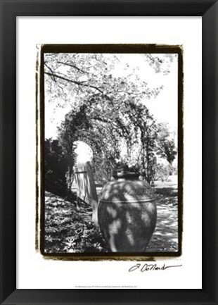 Framed Garden Grace IV Print