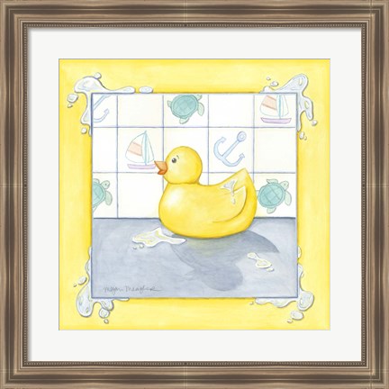 Framed Small Rubber Duck II Print