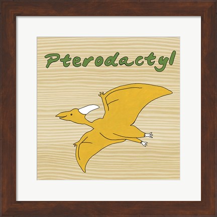 Framed Pterodactyl Print