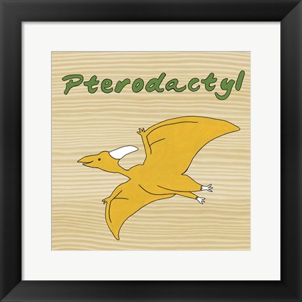 Framed Pterodactyl Print