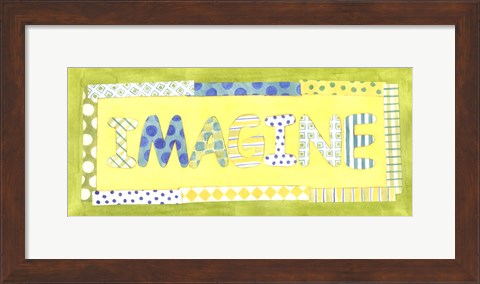 Framed Imagine Print