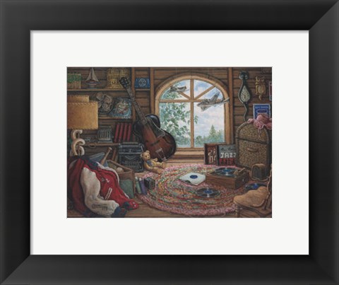 Framed Attic Treasures Print