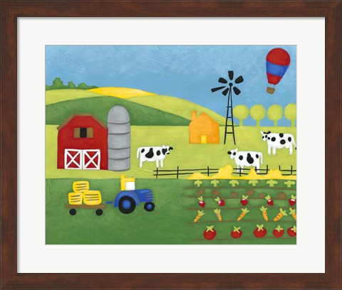 Framed Storybook Farm Print