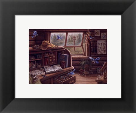 Framed Birdwatchers Retreat Print