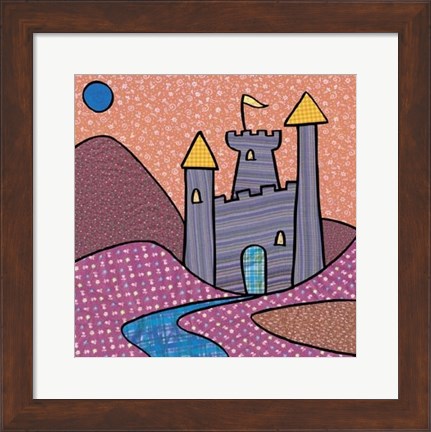 Framed Calico Kingdom II Print