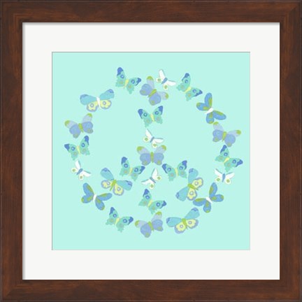 Framed Peace Collection V Print