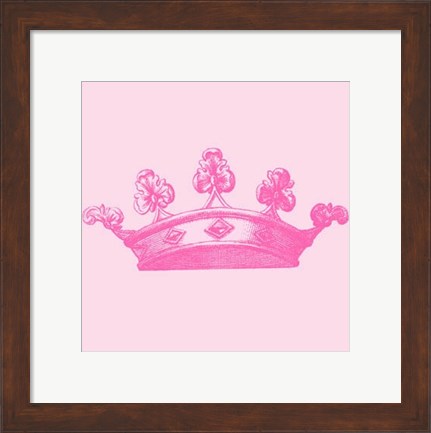 Framed Princess Crown II Print
