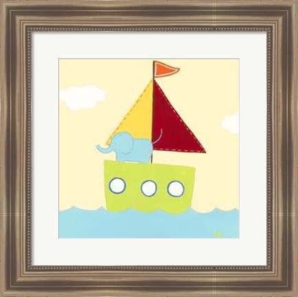 Framed Sailboat Adventure IV Print