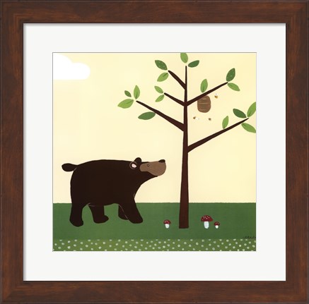 Framed Woodland Friends III Print