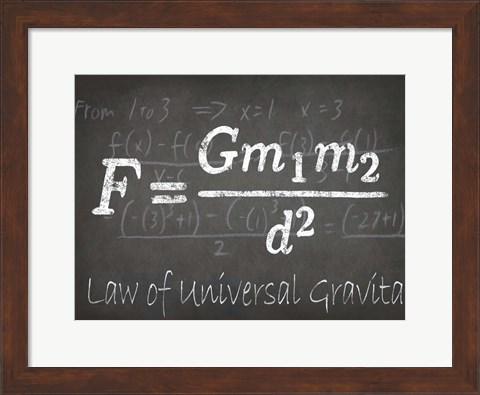 Framed Mathematical Elements II Print