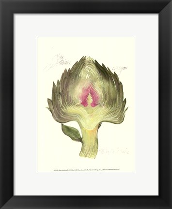 Framed Globe Artichoke Print