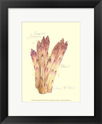 Framed Argenteuil Asparagus Print