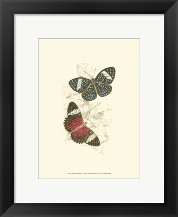 Framed Butterflies I Print