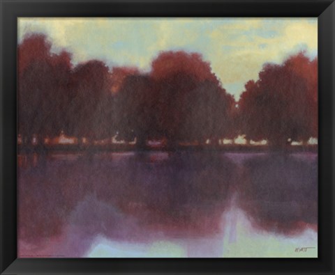 Framed Crimson Lake I Print