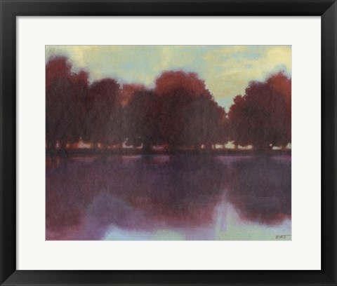 Framed Crimson Lake I Print