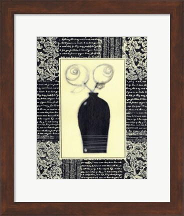 Framed Poet&#39;s Bouquet I Print