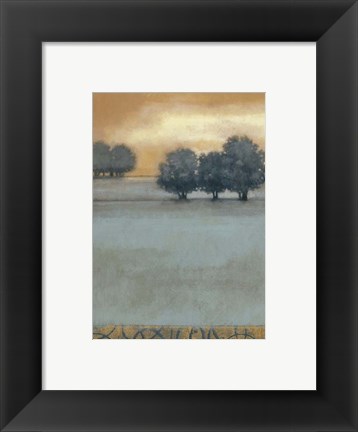 Framed Tranquil Landscape II Print