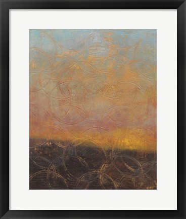 Framed Sunset I Print