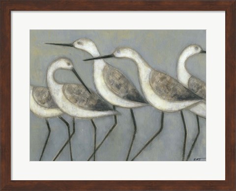 Framed Shore Birds I Print