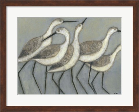 Framed Shore Birds II Print