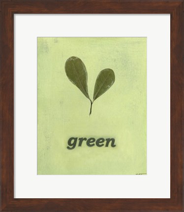 Framed Going Green III Print