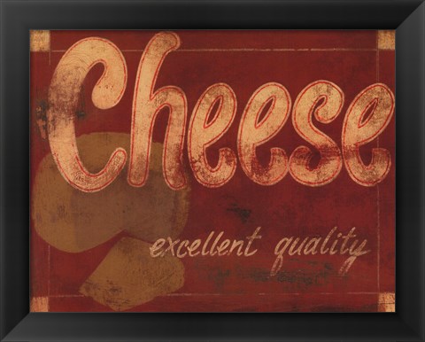 Framed Cheese Print