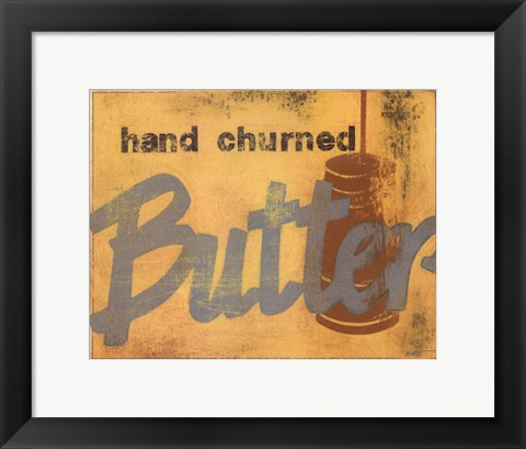 Framed Butter Print