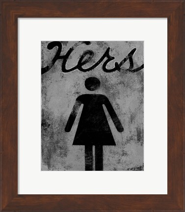 Framed Hers Print