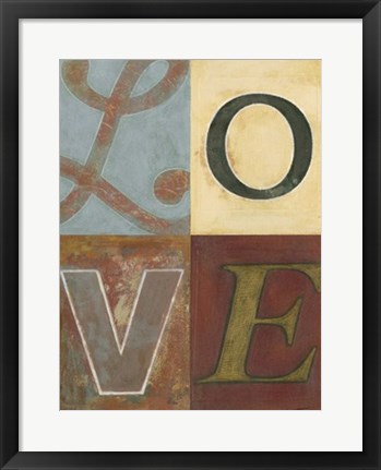 Framed Love Print