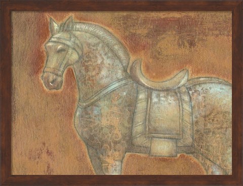 Framed Tang Horse II Print