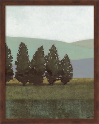 Framed Evergreen I Print