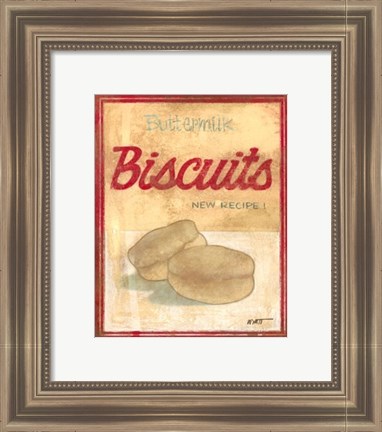 Framed Buttermilk Biscuit Mix Print