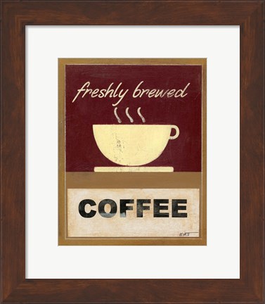 Framed Hot Coffee I Print