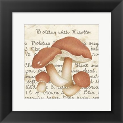 Framed Boletus Print