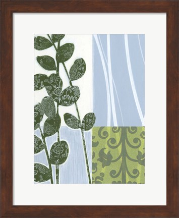 Framed Serene Sway I Print